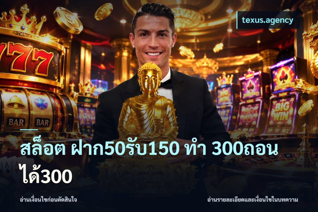 สล็อต ฝาก50รับ150 ทํา 300ถอนได้300