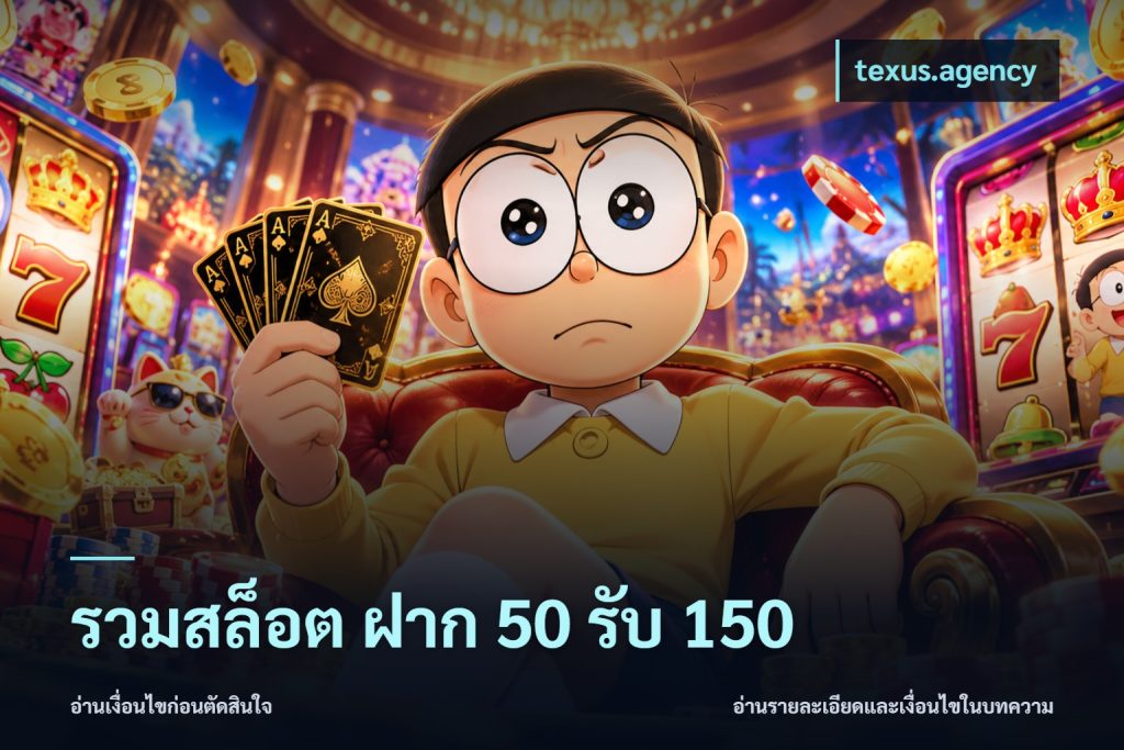 รวมสล็อต ฝาก 50 รับ 150