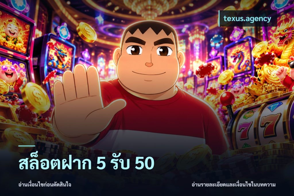 สล็อตฝาก 5 รับ 50