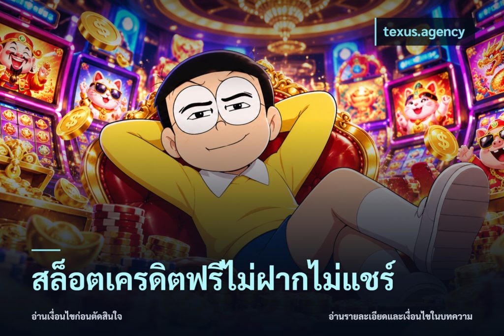 สล็อตเครดิตฟรีไม่ฝากไม่แชร์