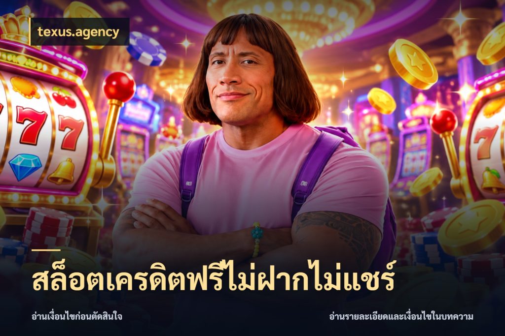 สล็อตเครดิตฟรีไม่ฝากไม่แชร์ เครดิตแต่ละรูปแบบมีมุมไหนให้ดู ในมุม texus.agency