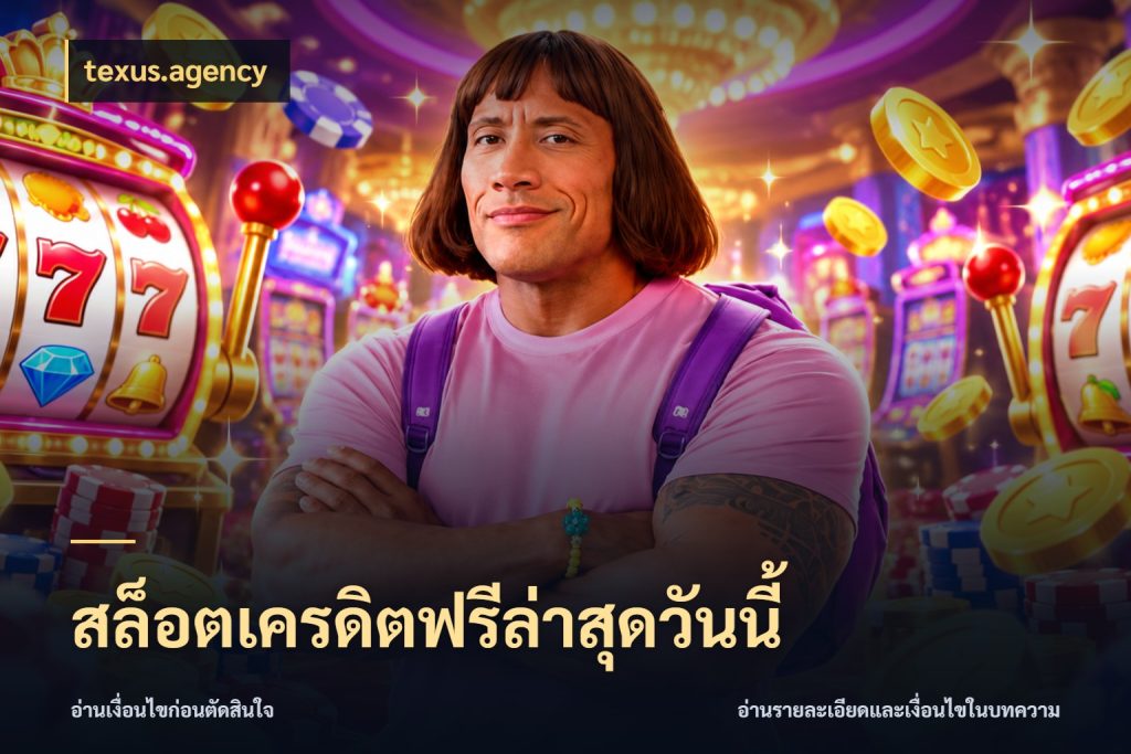 สล็อตเครดิตฟรีล่าสุดวันนี้ รู้จักยอดและขอบเขตของเครดิตฟรี สไตล์ texus.agency