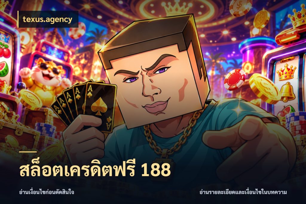 สล็อตเครดิตฟรี 188 texus.agency เลือกสไตล์ความสนุกจากรูปแบบเครดิต