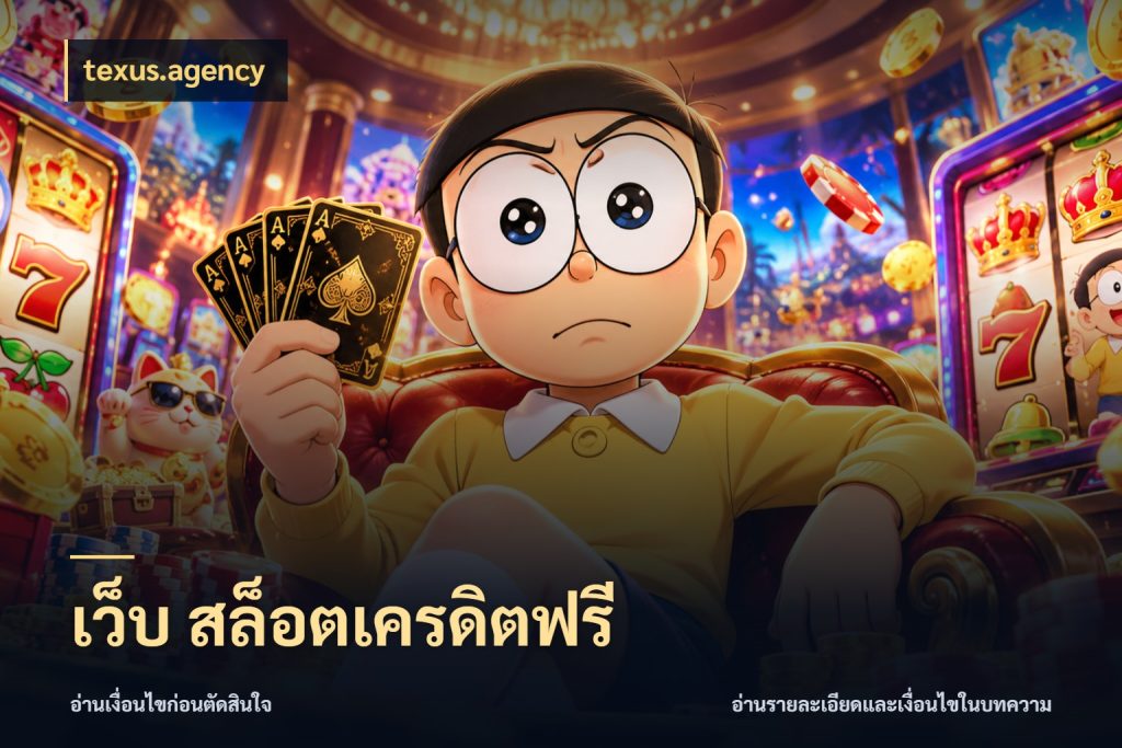 เว็บ สล็อตเครดิตฟรี สายโบนัสเลือกมุมเครดิตให้ตรงสไตล์ กับ texus.agency