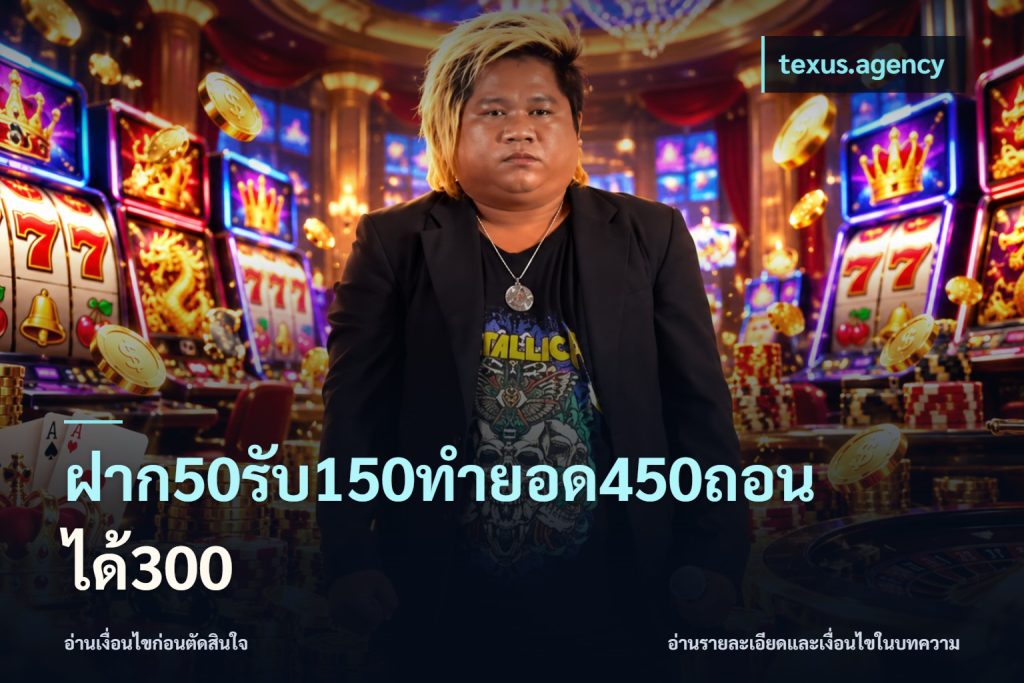 ฝาก50รับ150ทำยอด450ถอนได้300