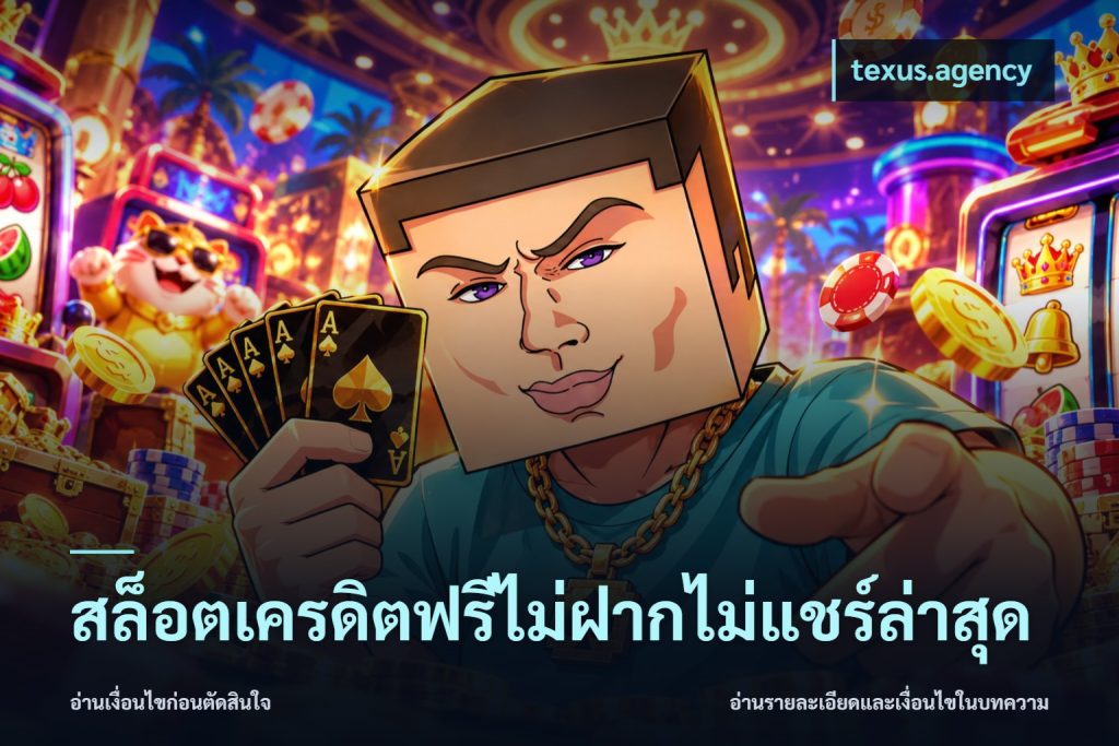 สล็อตเครดิตฟรีไม่ฝากไม่แชร์ล่าสุด
