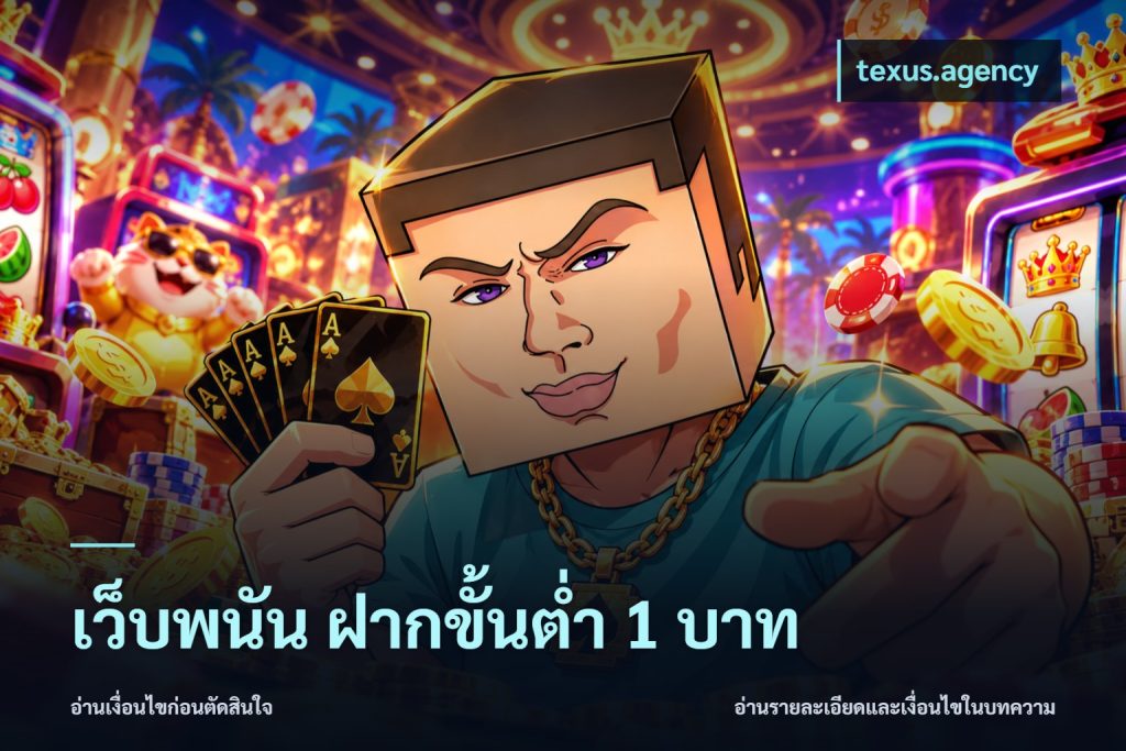 เว็บพนัน ฝากขั้นต่ำ 1 บาท